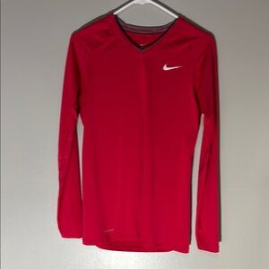 Nike Pro Combat Fitted Shirt - Red